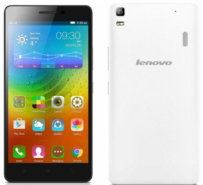 Фаблет Lenovo A7000 получил HD-экран размером 5,5"