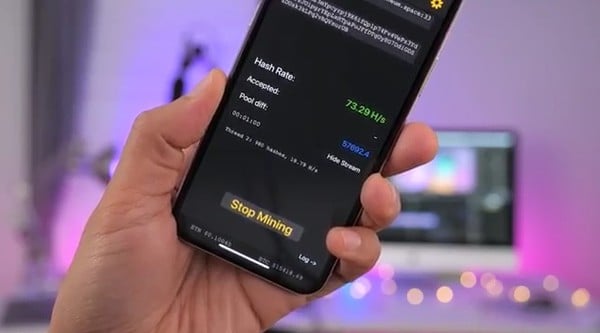 Айфоны научили майнить криптовалюту